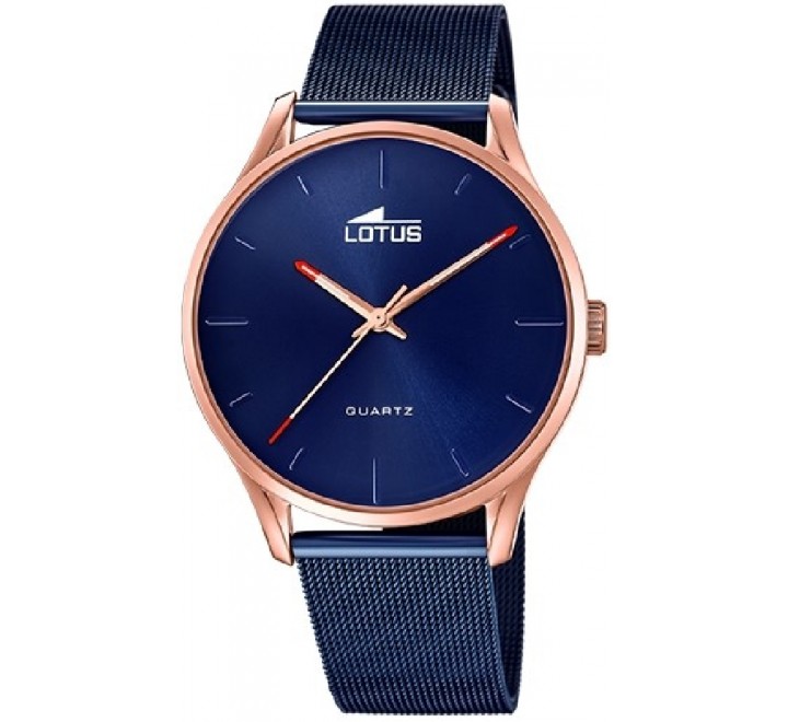 RELOJ LOTUS CAJA ACERO ROSADO ARMIS ACERO AZUL 18816/1