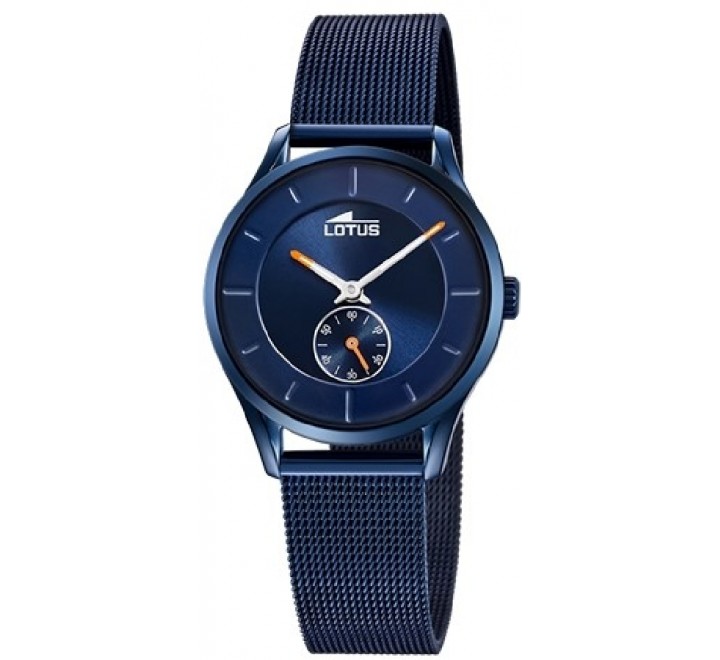 RELOJ LOTUS CAJA Y ARMIS ACERO AZUL 18819/1