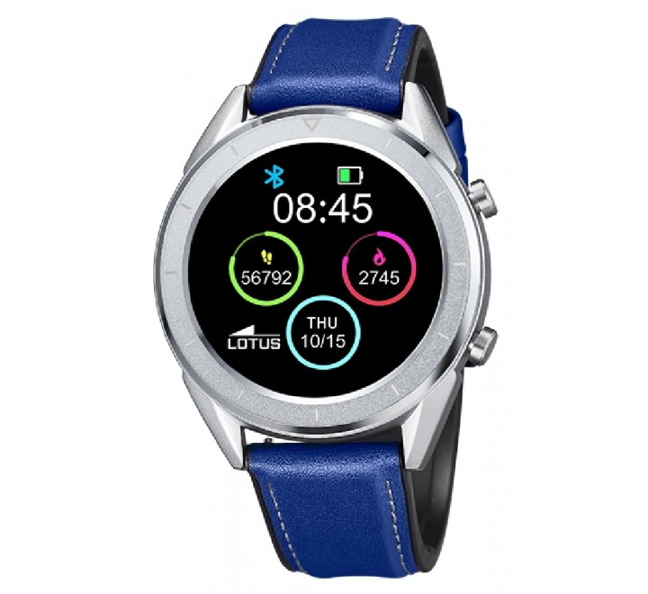 RELOJ LOTUS 50008/2 SMART CAUCHO AZUL CAJA ACERO