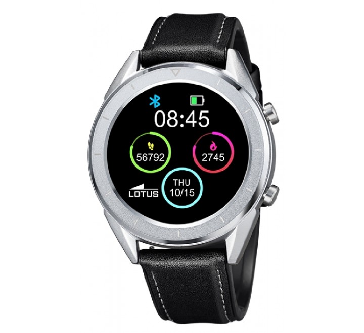 RELOJ LOTUS 50008/3 SMART CAUCHO NEGRO CAJA ACERO