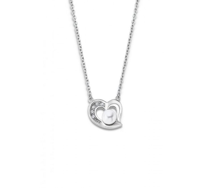 COLLAR LOTUS STYLE ACERO PERLA LS1993-1/1