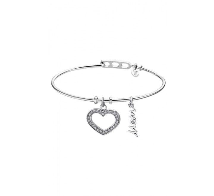 PULSERA LOTUS LS2036/2/2 ACERO RIGIDA MAMA CORAZON