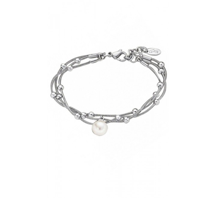 PULSERA LOTUS STYLE ACERO PERLA LS1851-2/1