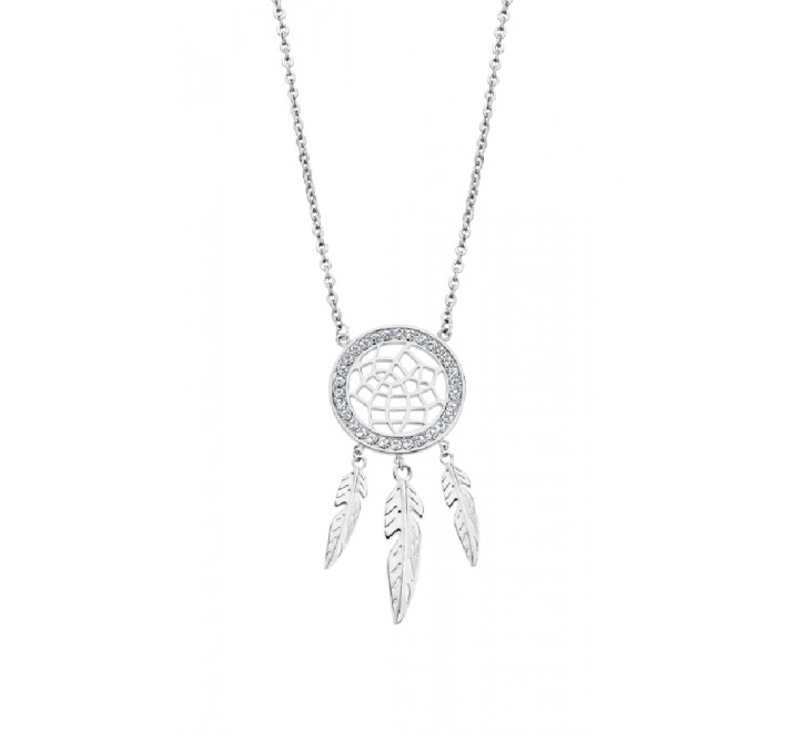 COLLAR LOTUS ACERO ATRAPASUE?OS CIRCONITAS LS2185/1/1