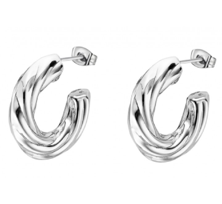 PENDIENTES LOTUS STYLE AROS ACERO LS2417-4/1