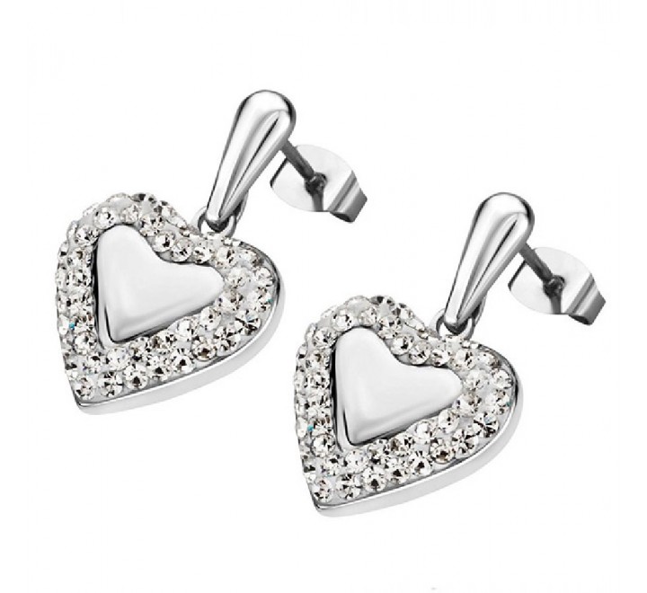 PENDIENTES LOTUS STYLE CORAZON CIRCONITAS LS1768-4/1