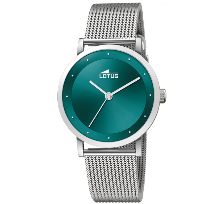 RELOJ LOTUS CAJA Y ARMIS ACERO ESFERA VERDE 18790/6