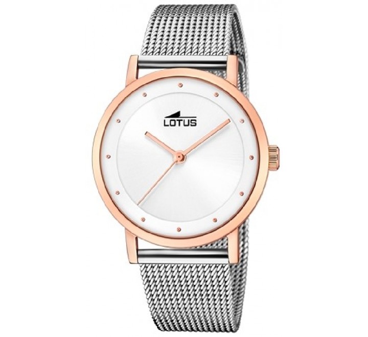 RELOJ LOTUS CAJA ACERO ROSADO ARMIS ACERO 18879/1