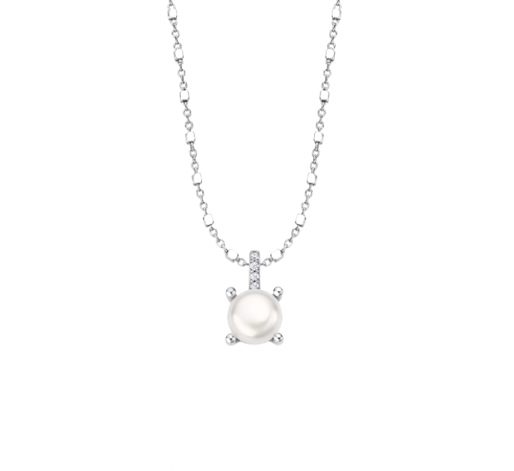 GARGANTILLA LOTUS PLATA PERLA CON GARRAS LP3409-1/1