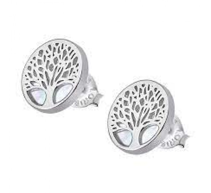 PENDIENTES LOTUS PLATA ARBOL VIDA NACAR LP1678-4/1