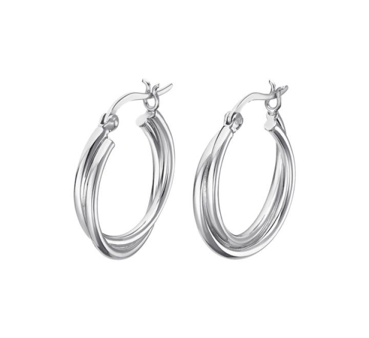 PENDIENTES LOTUS PLATA SRA DOBLE ARO LP3385 4 1