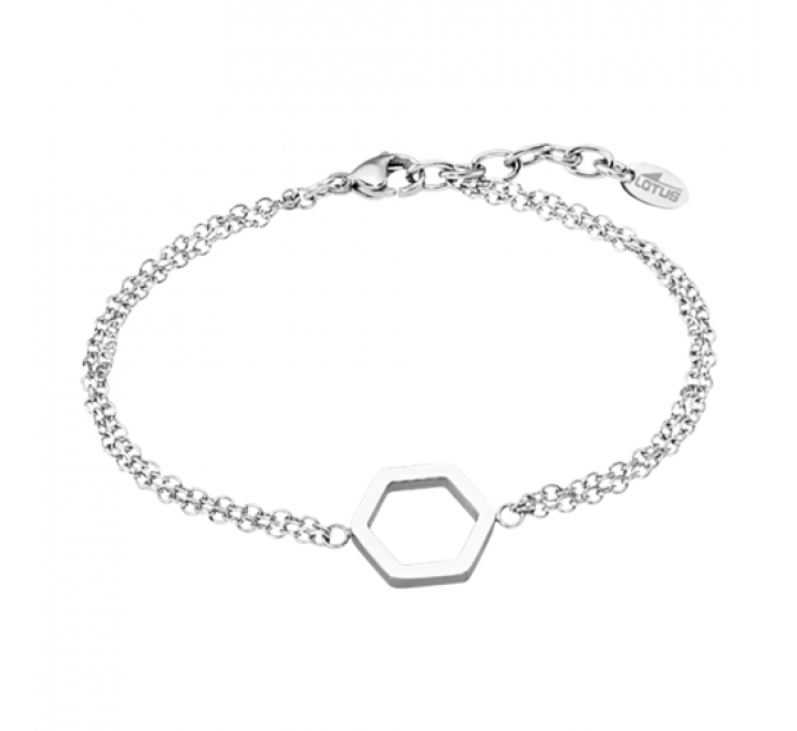 PULSERA LOTUS ACERO MOTIVO LISO LS1994/2/1