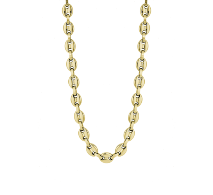 COLLAR LOTUS ACERO DORADO CALABROTE LS2140/1/2