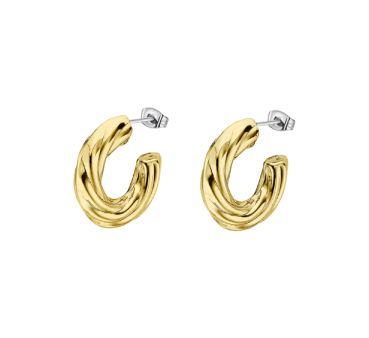 PENDIENTES LOTUS STYLE AROS CHAPADOS LS2417-4/2