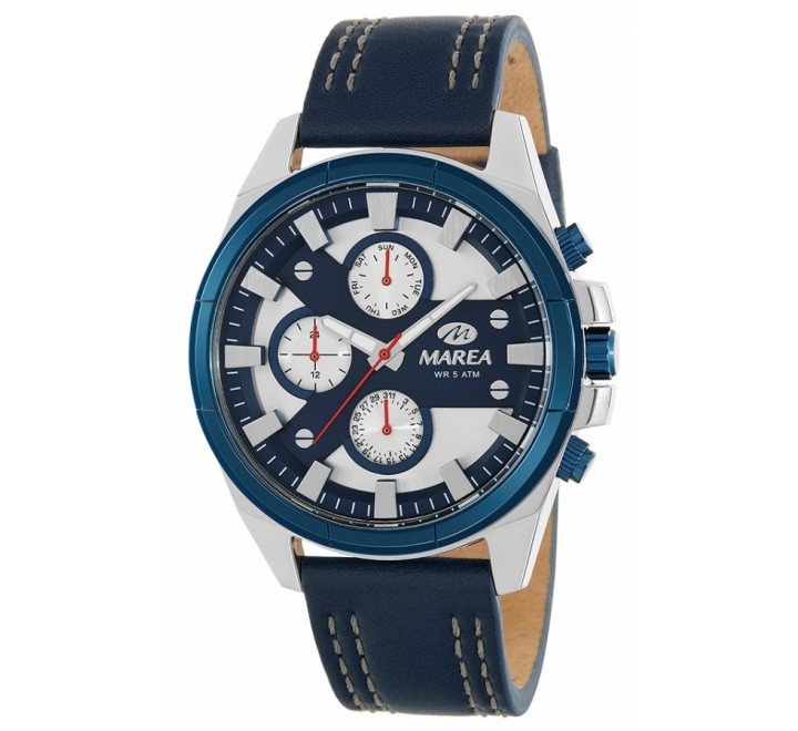 RELOJ MAREA CABALLERO PIEL AZUL B54197/2