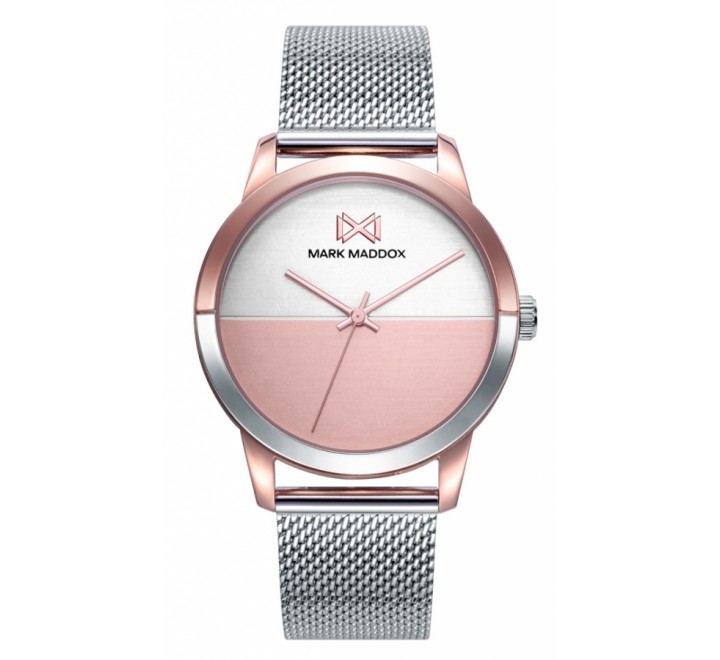 RELOJ MARK MADDOX MALLA ACERO CAJA BICOLOR MM7142-90
