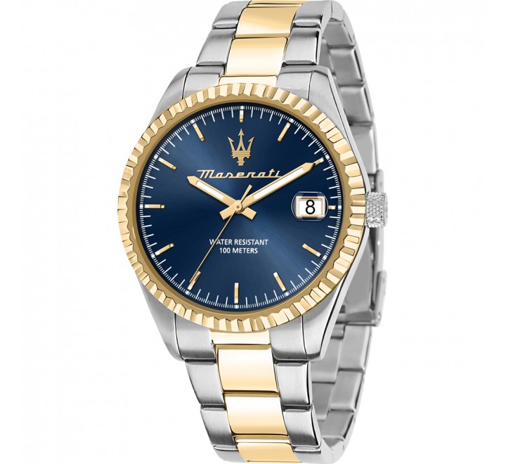 RELOJ MASERATI ACERO BICOLOR 43MM ESFERA AZUL R8853100027