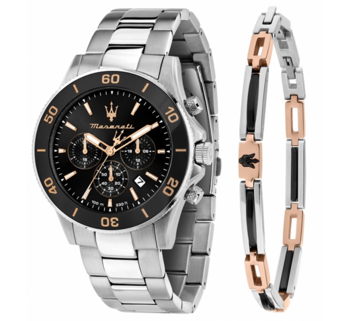 RELOJ MASERATI PACK PULSERA REGAL ACERO CERAMICA R8873600001