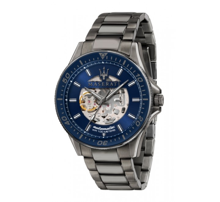 RELOJ MASERATI R8823140001 ARMIS ACERO NEGRO AUTOMATICO