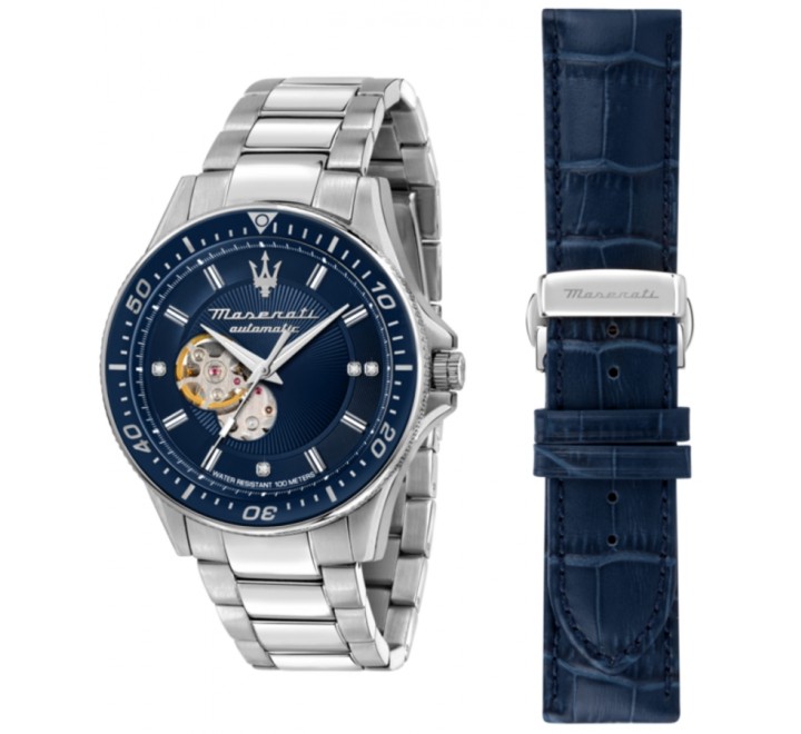 RELOJ MASERATI AUTOMATICO Y BRILLANTES ACERO R8823140007