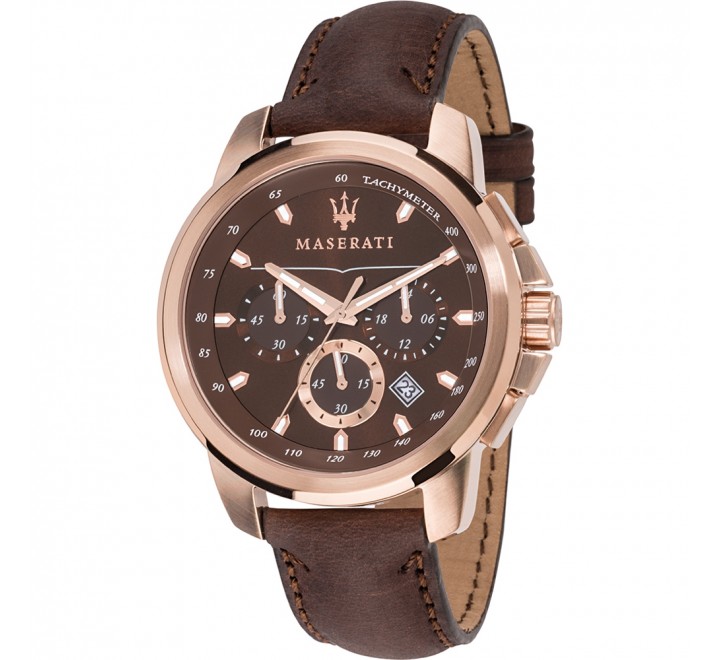 RELOJ MASERATI R8871621004 CORREA MARRON