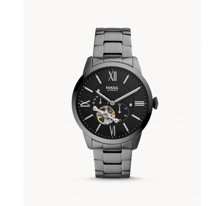 RELOJ FOSSIL AUTOMATICO ACERO NEGRO ESFERA NEGRA ME3172