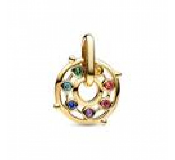MEDALLON PANDORA ME PLATA DORADA CHAKRA 762810C01