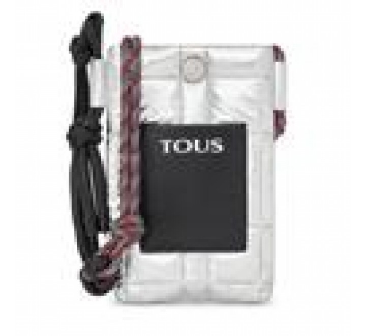 MINI BOLSO TOUS EMPIRE PADDED PLATA 2001785355 295902078