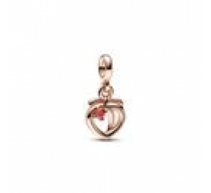 CHARM COLGANTE PANDORA ME PLATA ROSADA CHEKY PEACH 781212C01