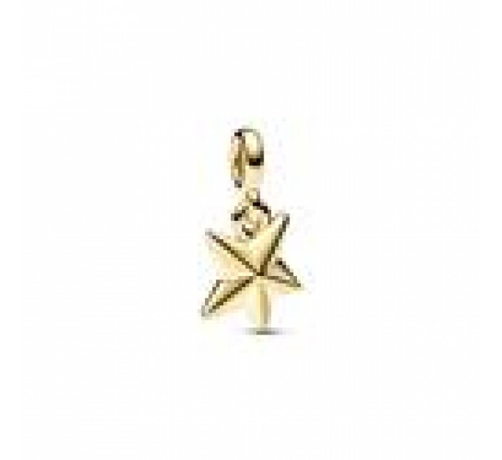 CHARM COLGANTE PANDORA ME PLATA DORADA ESTRELLA 762299C01