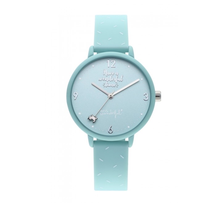 RELOJ MR WONDERFUL WR30200 SILICONA VERDE CLARO CAJA VERDE