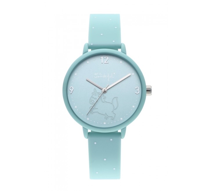 RELOJ MR WONDERFUL WR30201 SILICONA VERDE CLARO CAJA VERDE