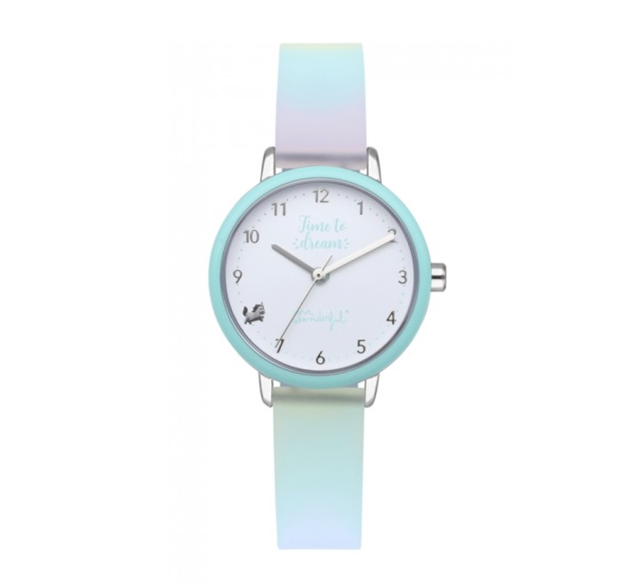 RELOJ MR WONDERFUL WR65200 SILICONA MULTICOLOR ESFERA BLANCA