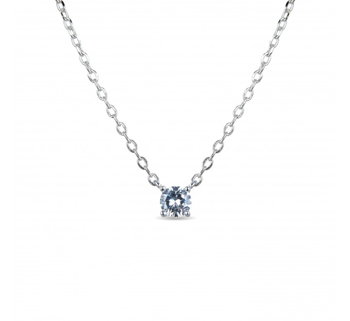 GARGANTILLA LUXENTER PLATA CIRCONITA GARRAS NH3430000