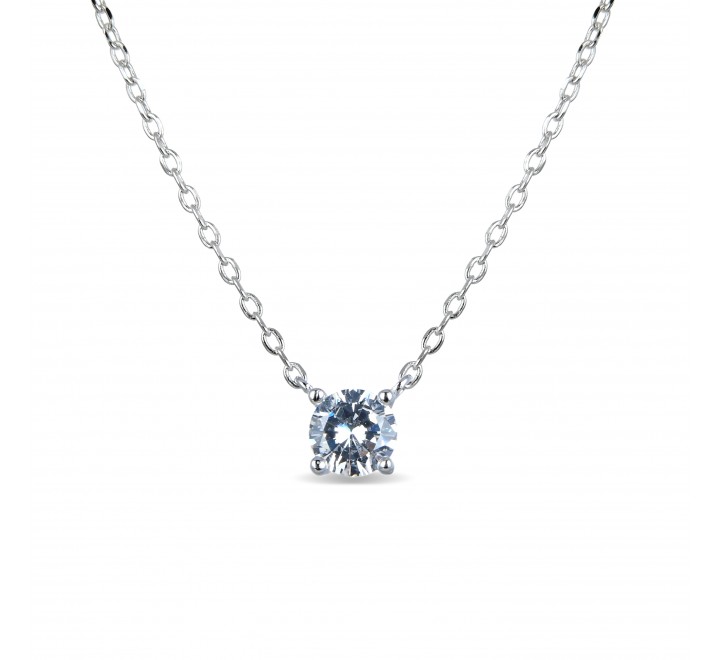 GARGANTILLA LUXENTER PLATA CIRCONITA GARRAS NH3440000