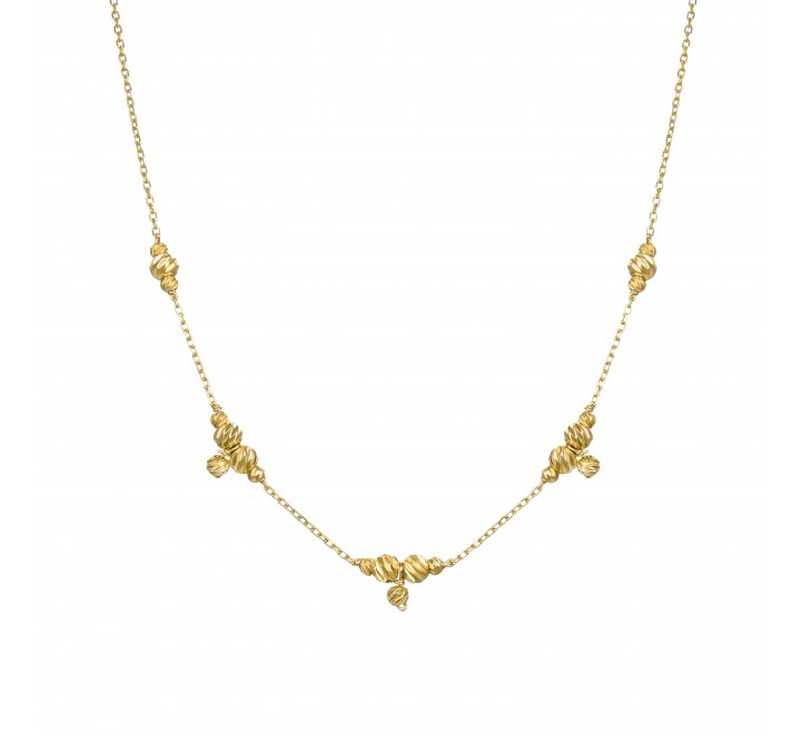 GARGANTILLA LUXENTER PLATA DORADA BOLITAS NXA286Y93300