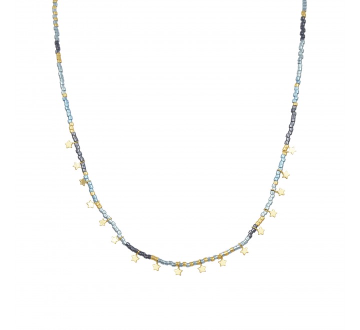 GARGANTILLA LUXENTER DORADA COLORES Y ESTRELLAS NXA306Y99900