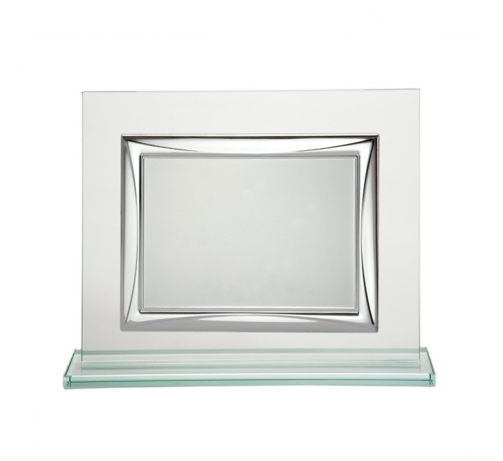 PLACA CRISTAL 23X20 CON PLACA ALUMINIO 12X16 P-2225/2C