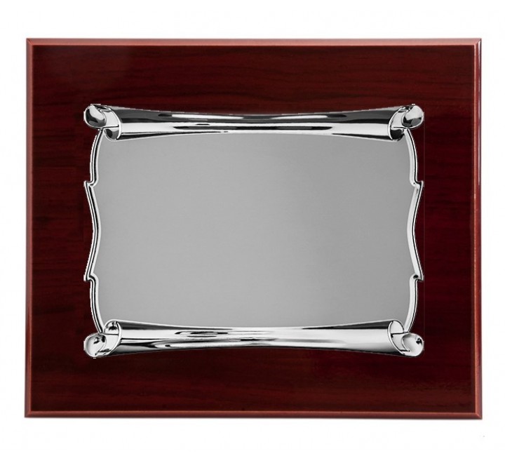 PLACA 23X19 ALUMINIO PERGAMINO 16X12 P-2062/2X