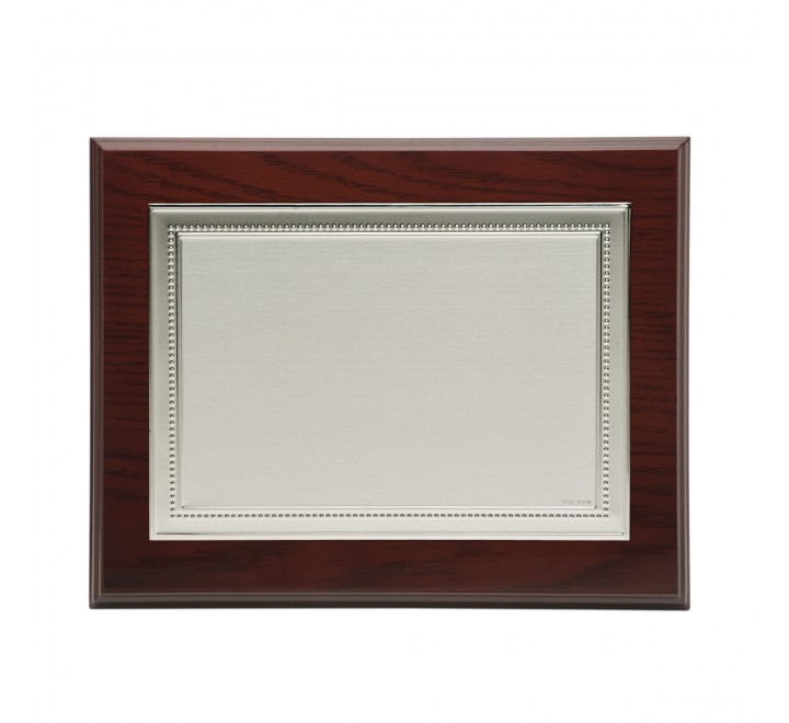 PLACA DE MADERA 23X19 CON ALUMINIO 16X12 P-2111/2XL