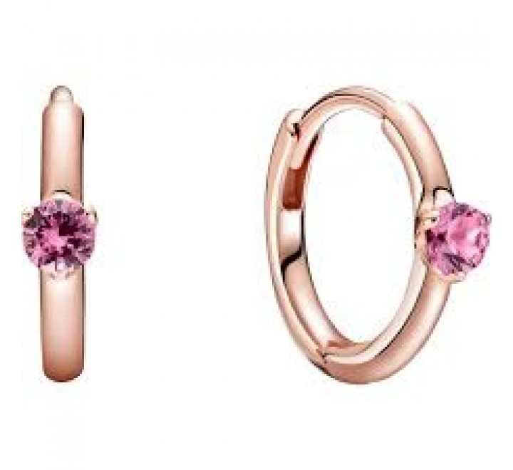 PENDIENTES PANDORA 289304C03 ARO ROSADO ROSA FRANCIA