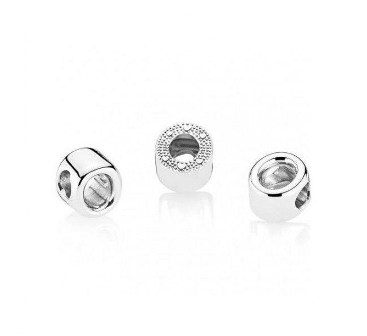 CHARM PANDORA PLATA LETRA O 797469