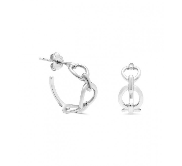 PENDIENTES PLATA ARO ESLABON REDONDO PE5962R