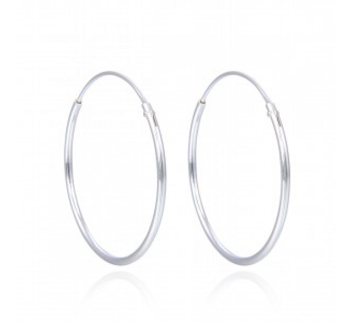 PENDIENTES PLATA AROS ARO1.5X20