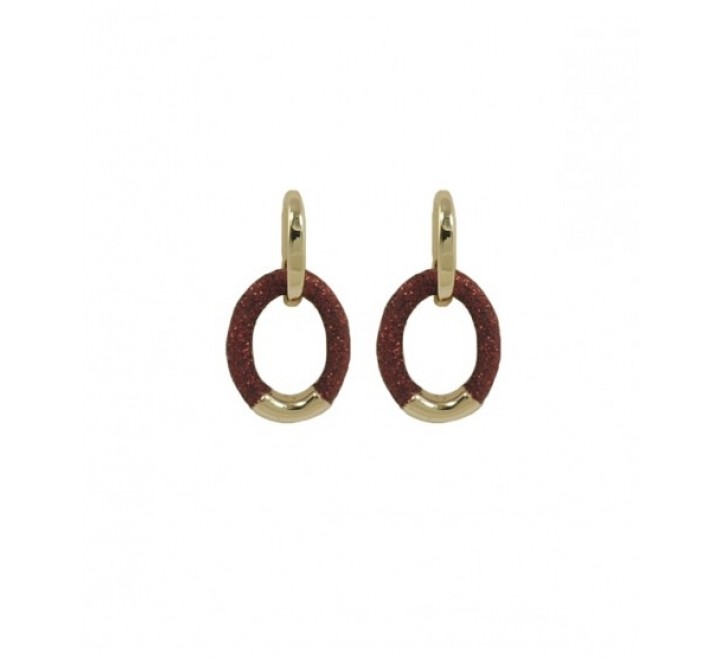 PENDIENTES IVOIRE Z2014914 ROSADO ROJO