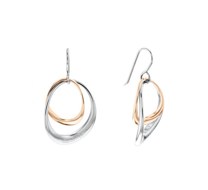 PENDIENTES CALVIN KLEIN SRA BICOLOR 35000003