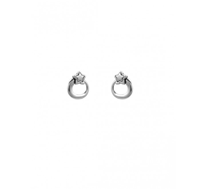 PENDIENTES CICLON REDONDO ESTRELLA LISA ZAMAK 222601-00