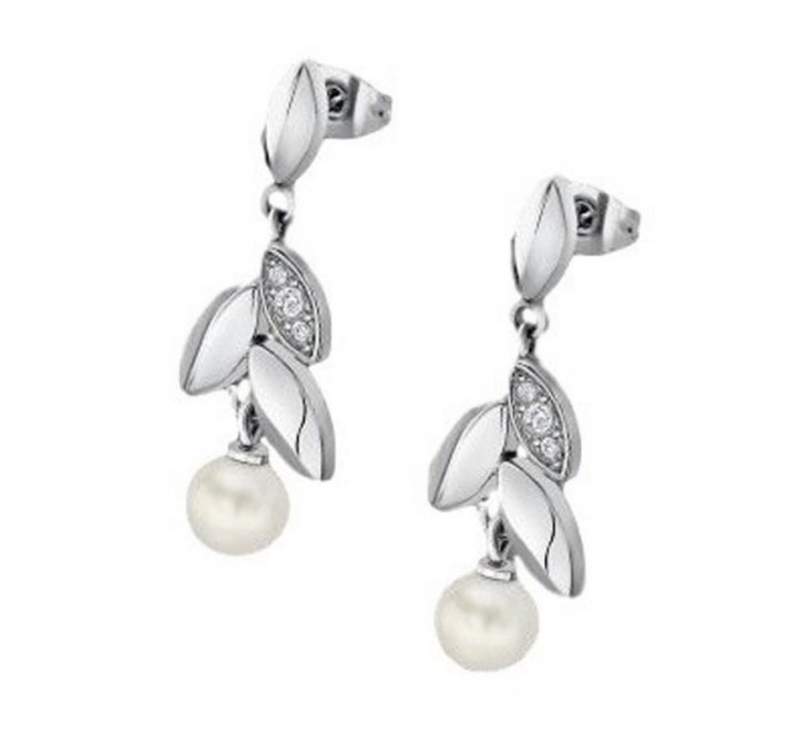 PENDIENTES LOTUS STYLE LS1857/4/1 ACERO PERLA