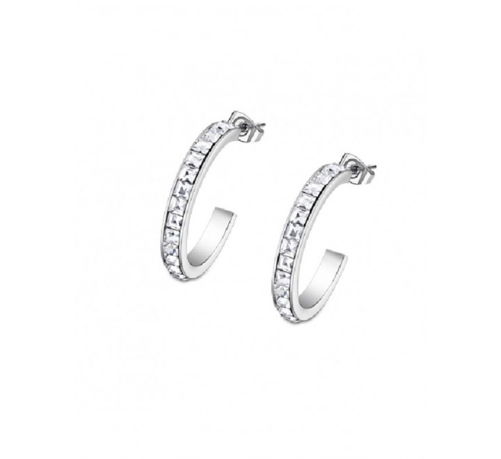 PENDIENTE LOTUS LS2081/4/1 ACERO AROS CIRCONITAS