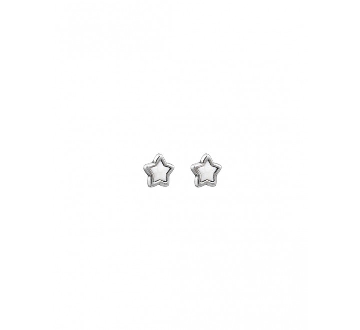 PENDIENTES CICLON ESTRELLA BLANCA ZAMAK 222605-40